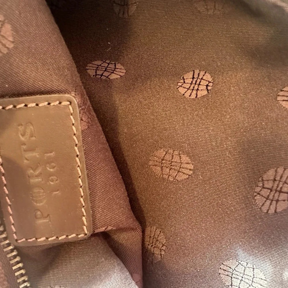 Ports 1961 Dopp Kit Travel Bag in Canvas and Leather - Picture 4 of 4